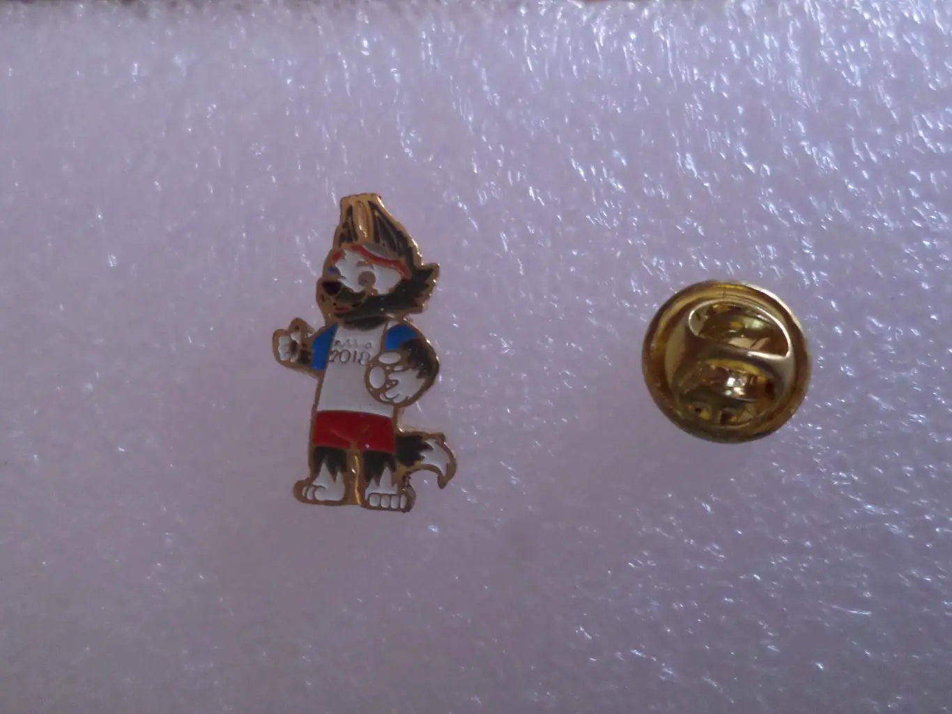 Значок Чемпионат мира 2018 Россия, талисман Забивака