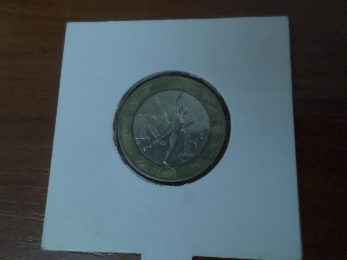 Монета 10 франков Франция 1988 г 1
