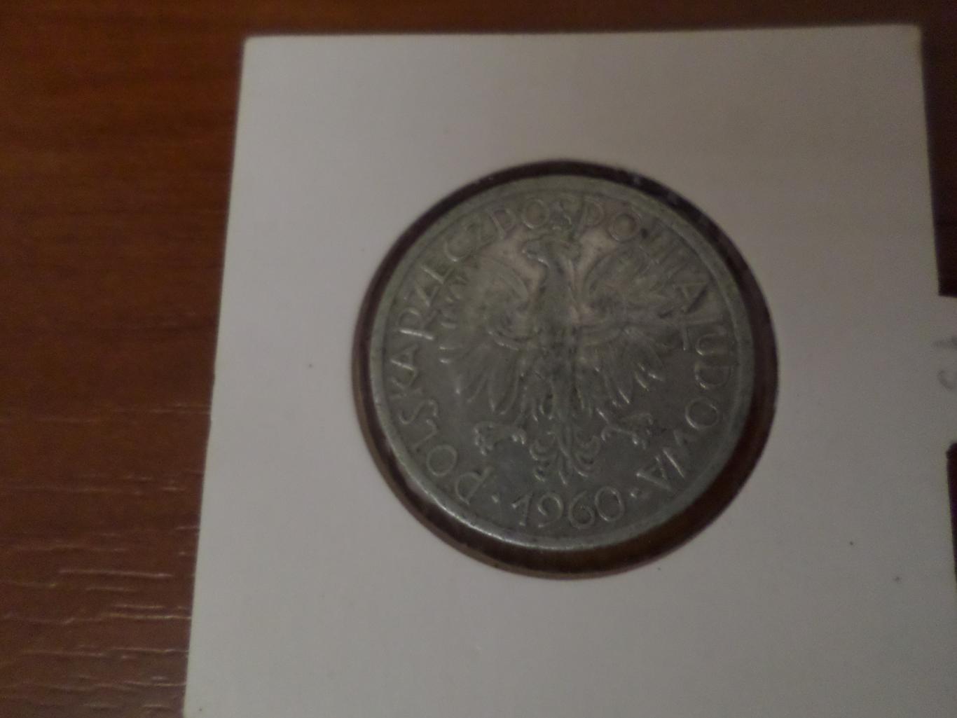 Монета 2 злотых Польша 1960 г 1