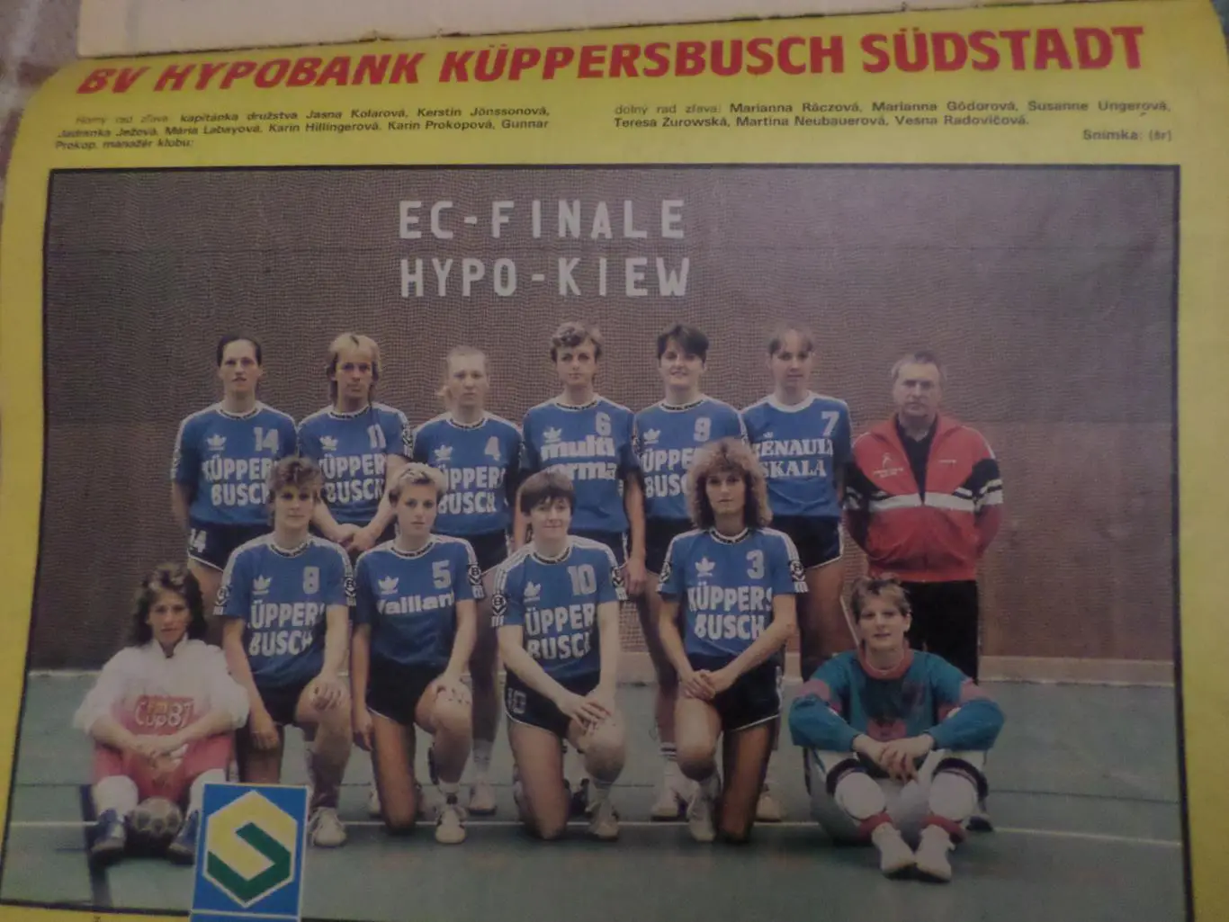 журнал Старт Чехословакия № 25 1988 г постер ГК Хипобанк 1