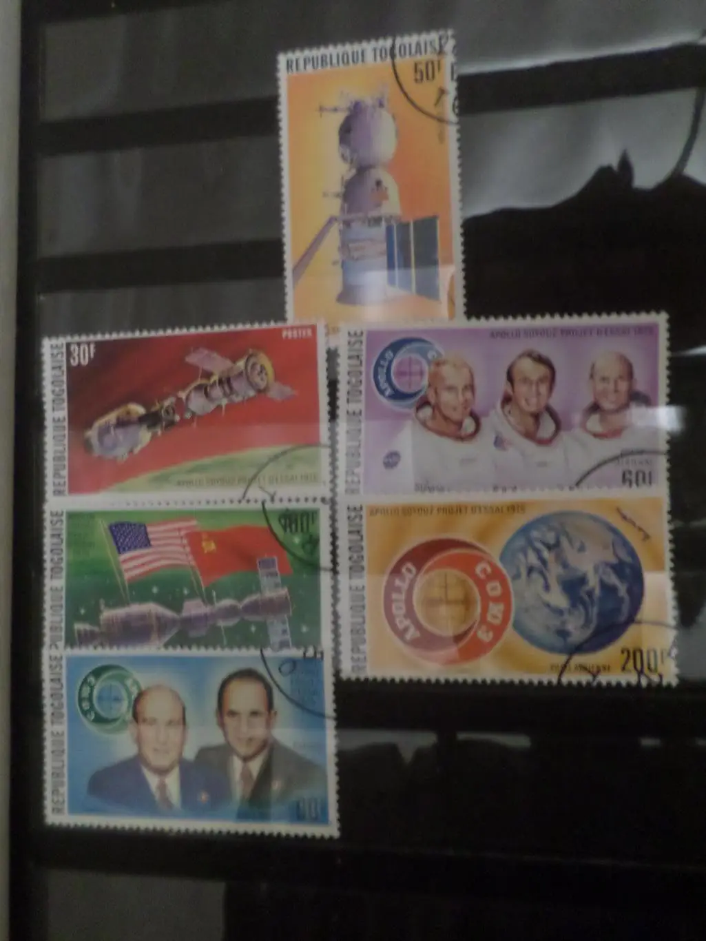 марки Того Космос Союз-Аполлон 1975 г