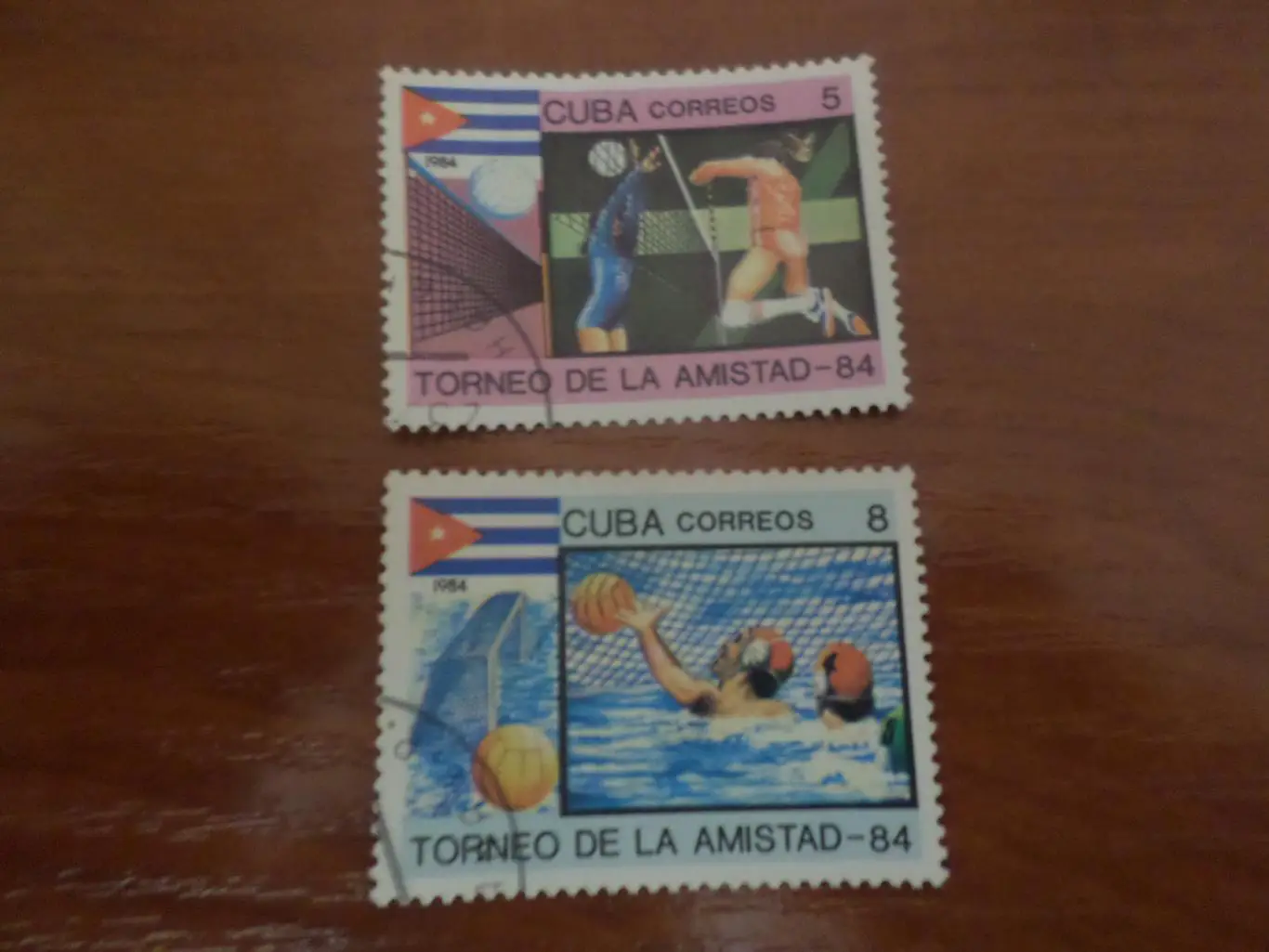 Марки Куба Спорт турнир Амстад 1984 г