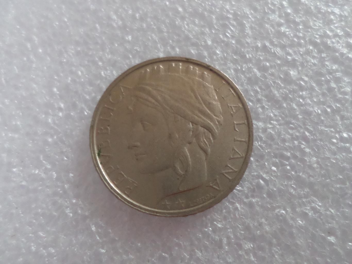 Монета 100 лир Италия 1994 г