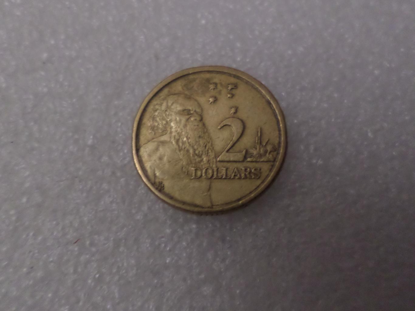 Монета 2 доллара Австралия 1988 г