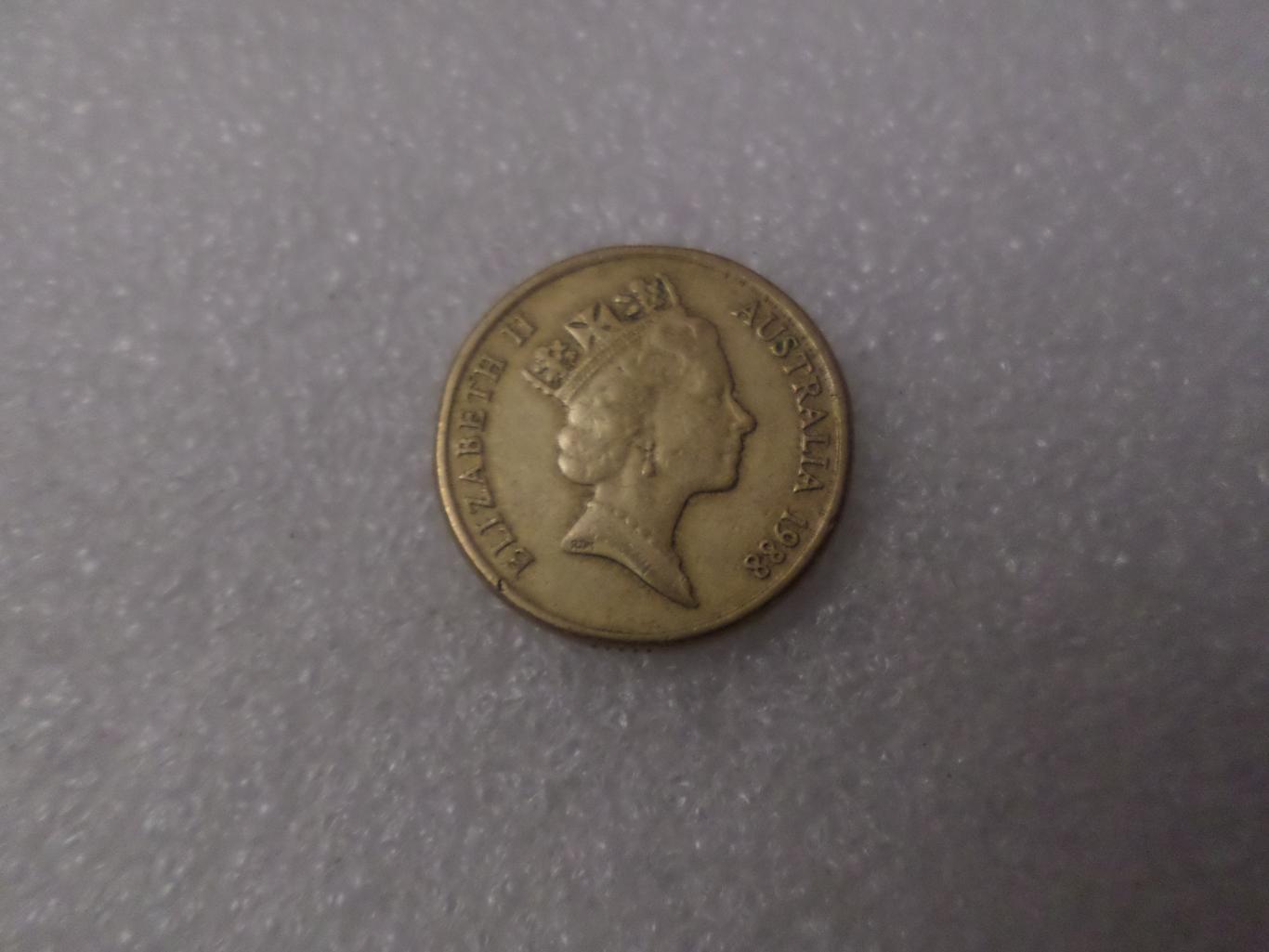 Монета 2 доллара Австралия 1988 г 1