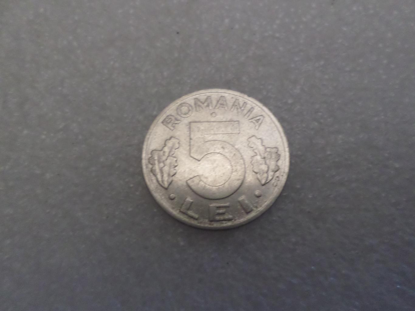 Монета 5 лей Румыния 1995 г
