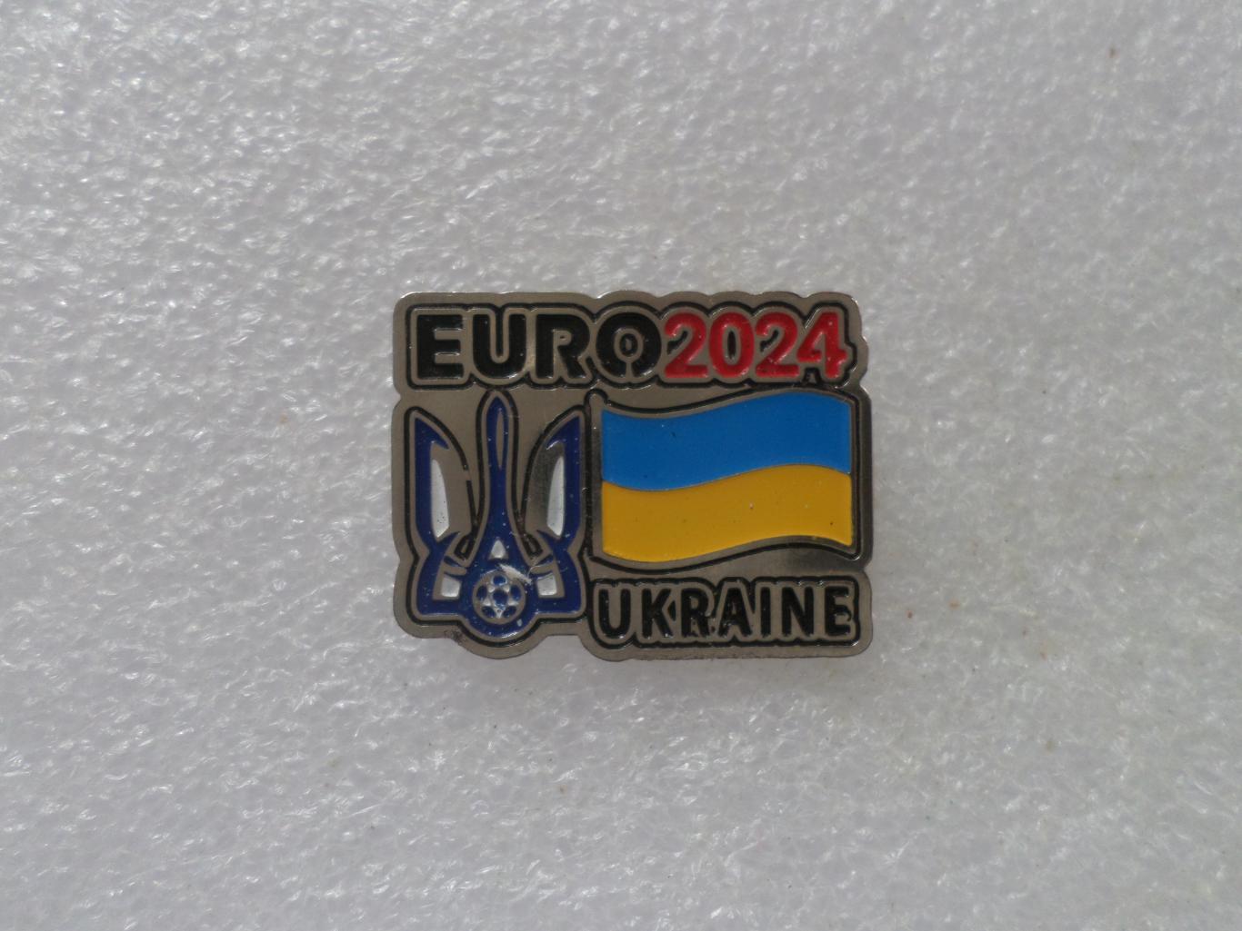Значок Украина - участник ЕВРО-2024 Германия