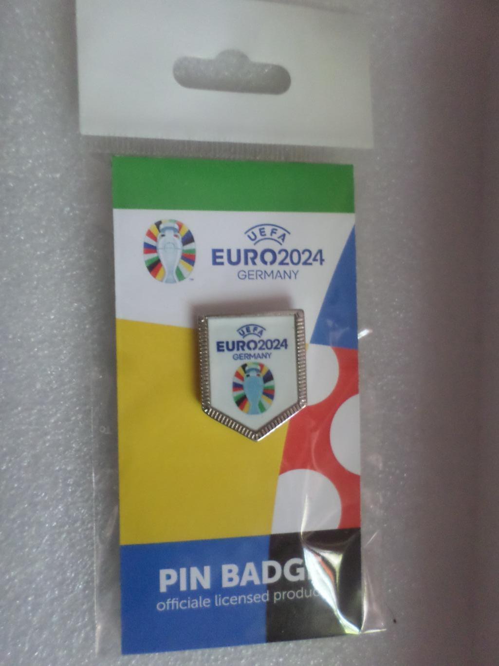 значок эмблема ЕВРО-2024 Чемпионат Европы по футболу 2024 г