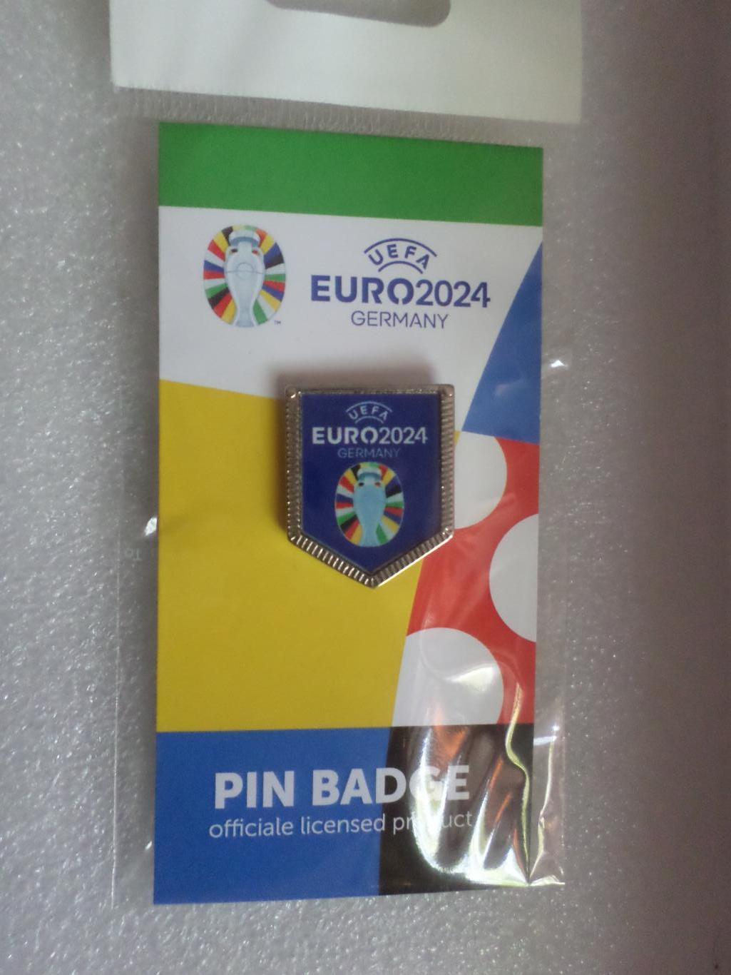 значок эмблема ЕВРО-2024 Чемпионат Европы по футболу 2024 г.