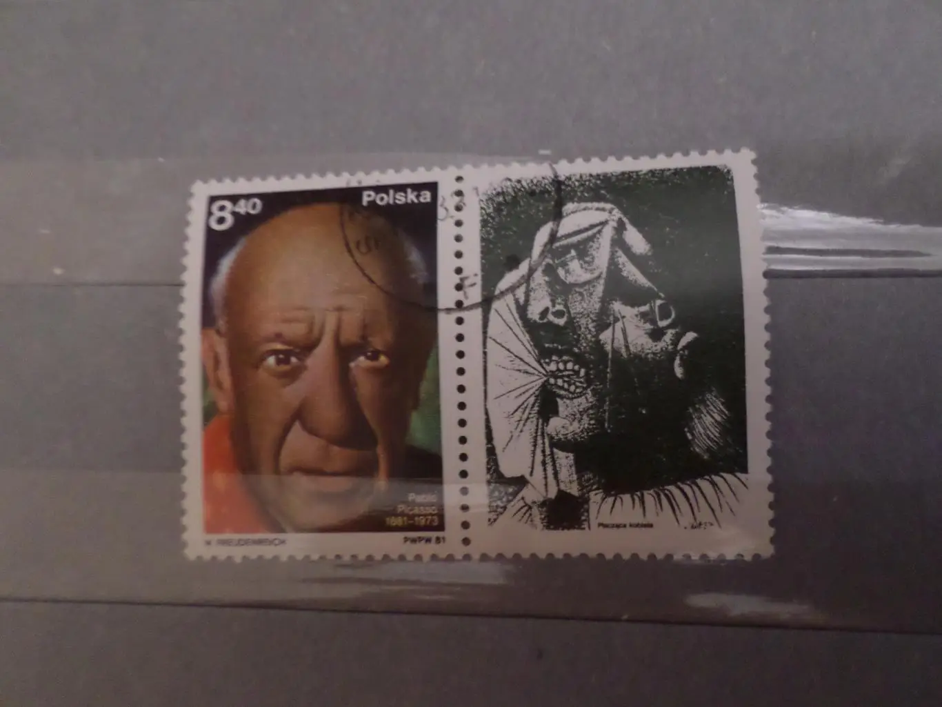 Марки Польша Искусство, живопись Пабло Пикассо 100 лет со дня рождения 1981 г