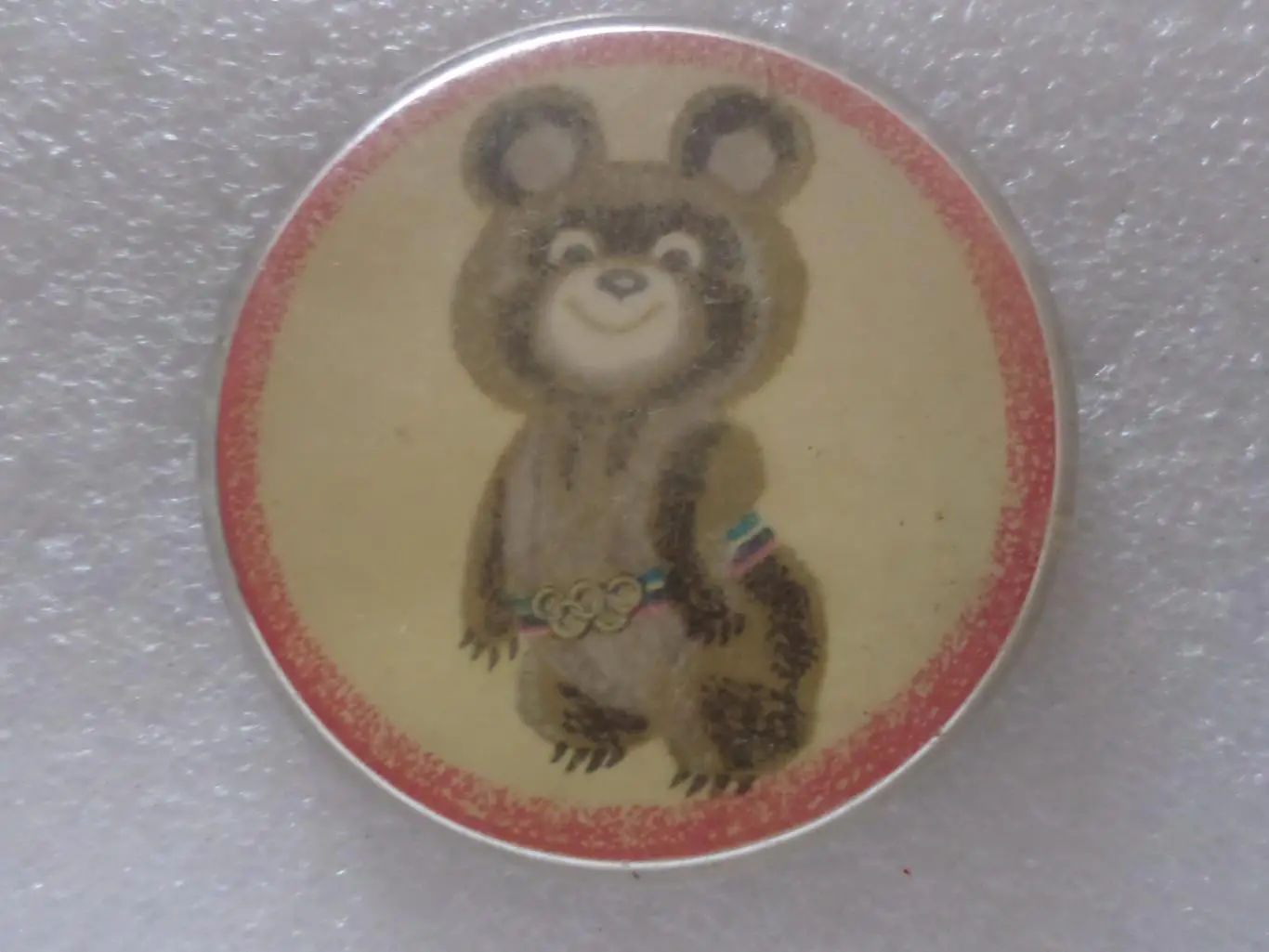 Значок Олимпиада-80 г. Москва 1980 г Мишка олимпийский