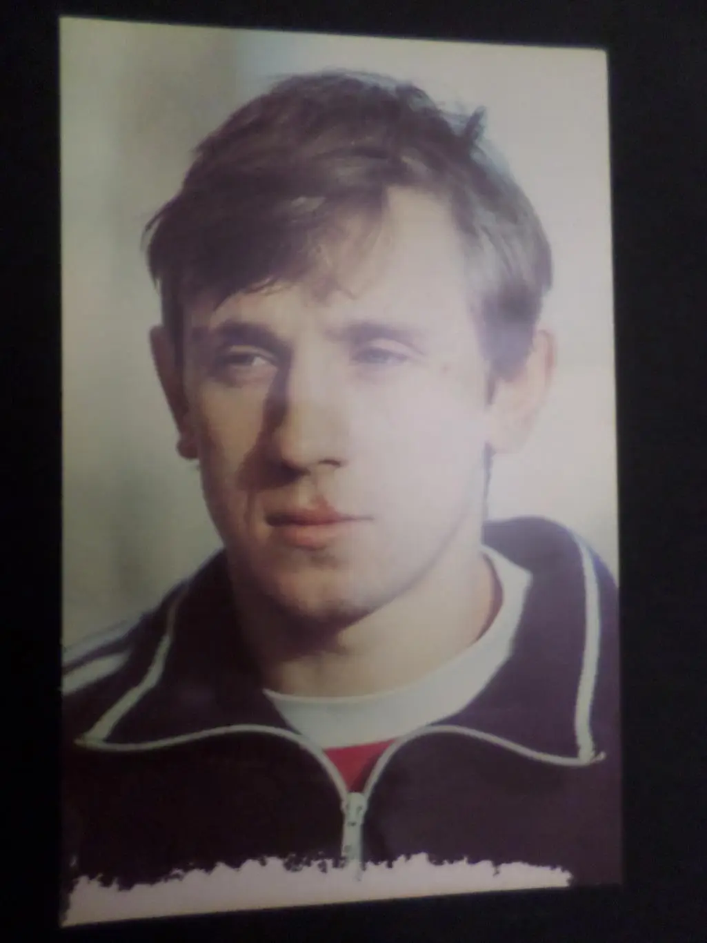 открытка Василий Евсеев Динамо Киев 1986 г