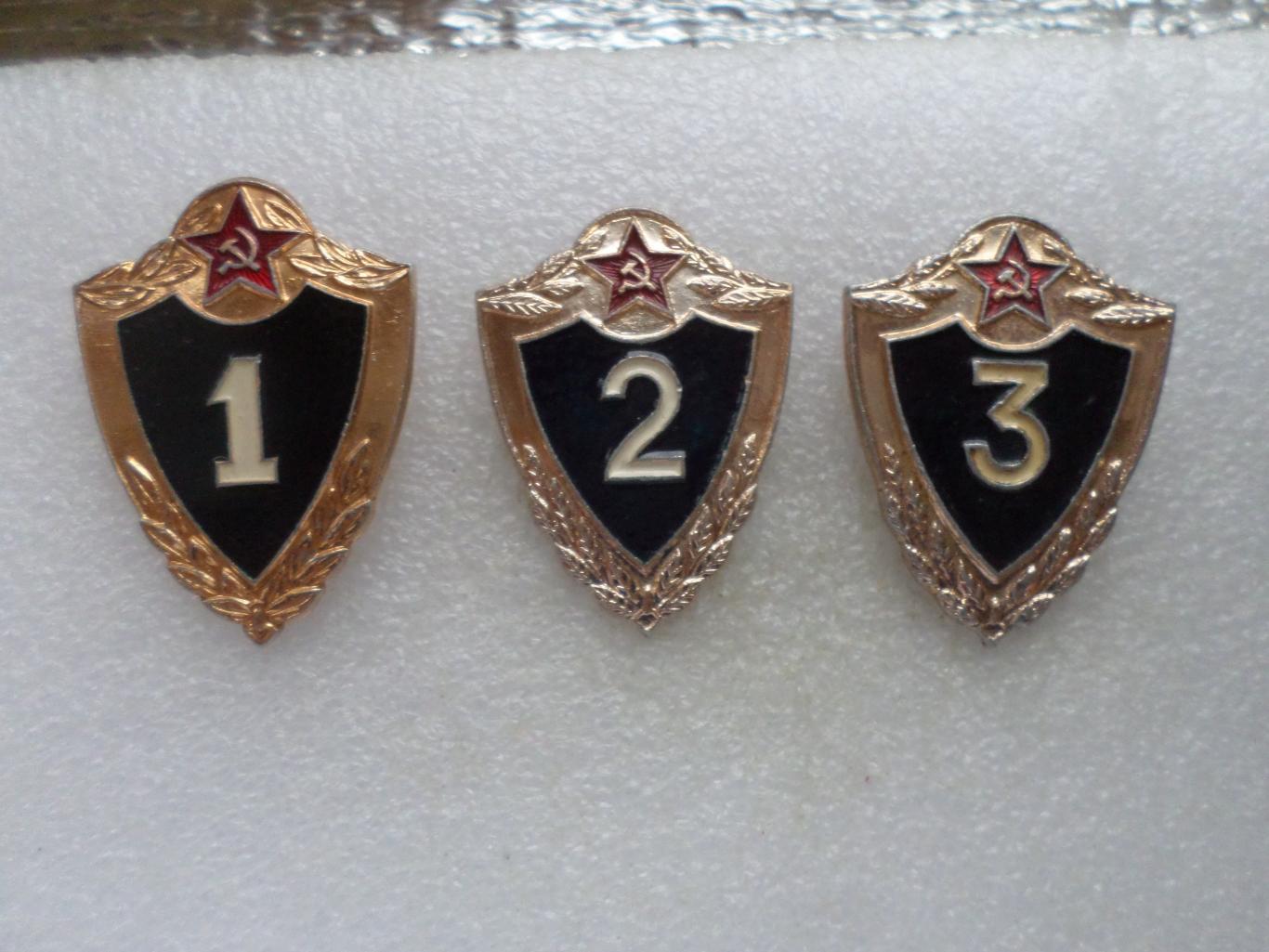 Знак Солдатская Классность 1,2,3