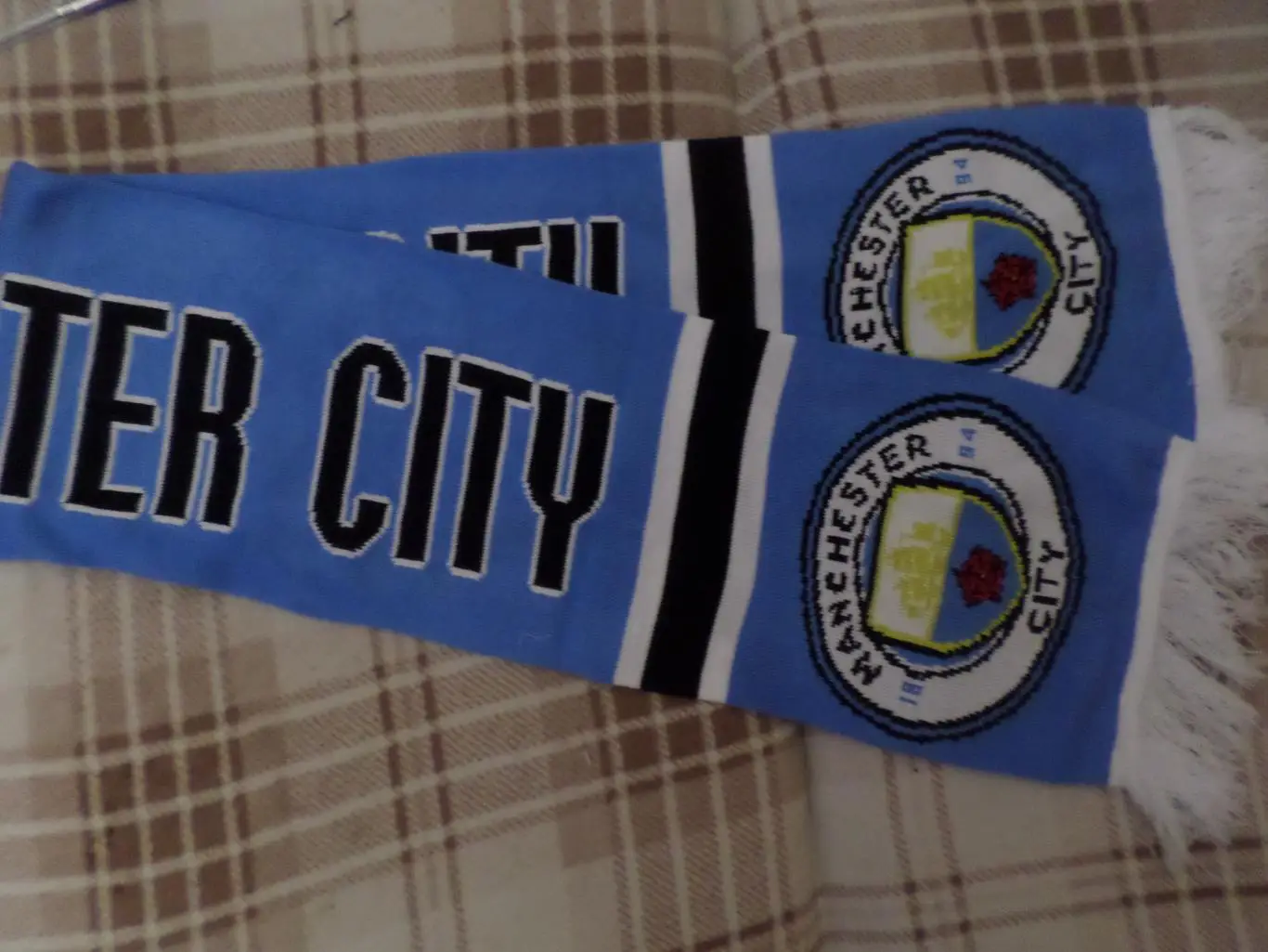 Шарф футбол Манчестер Сити Англия