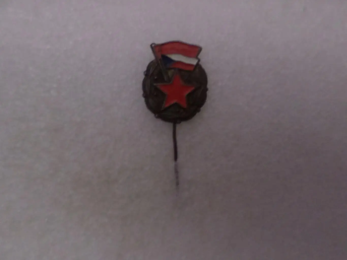 Значок СССР - Чехословакия дружба тяж.мет