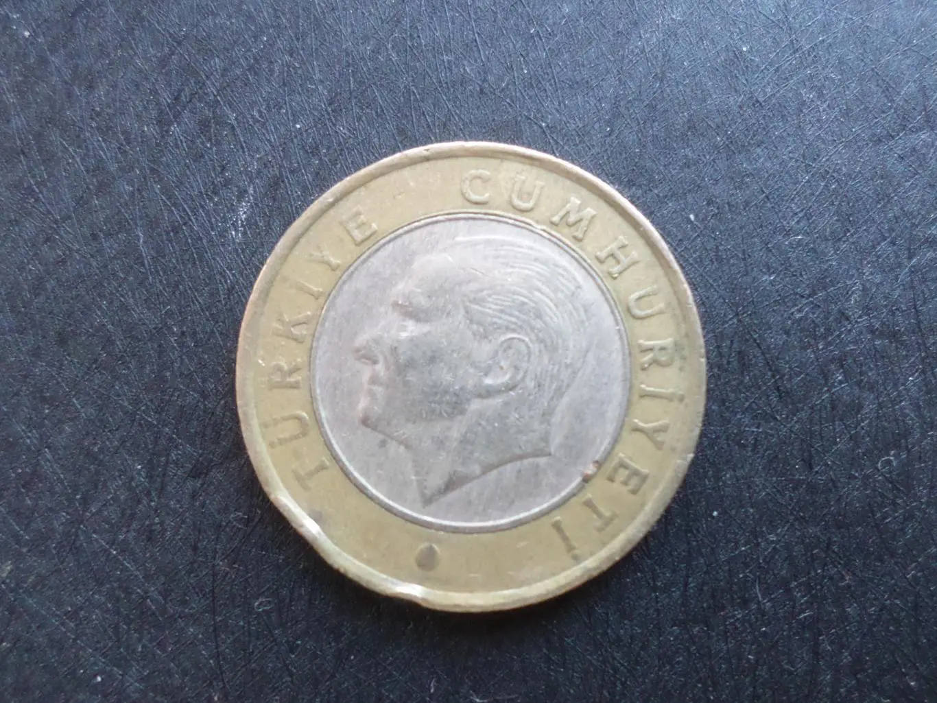 Монета 1 лира Турция 2009 г 1