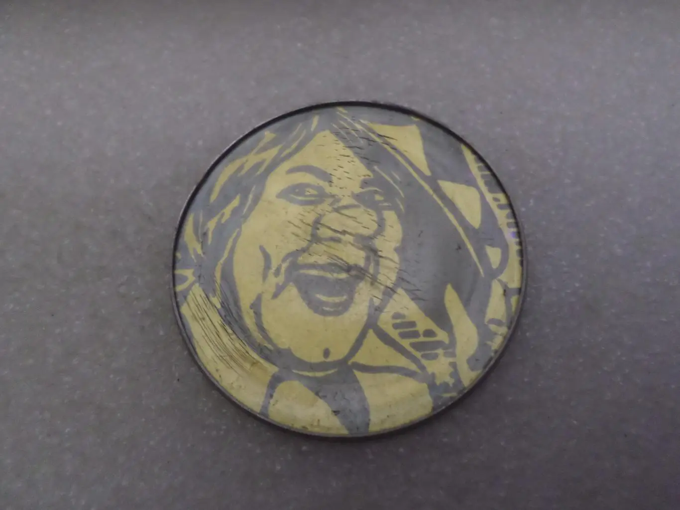 Значок клоун Олег Попов