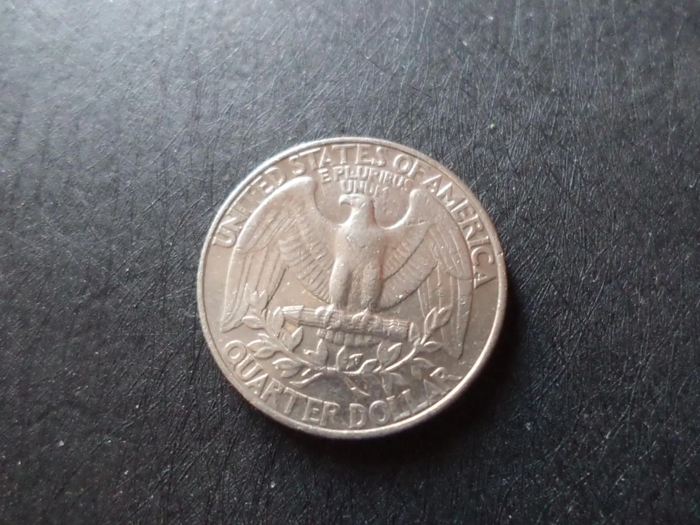 Монета 25 центов квотер США 1989 г 1