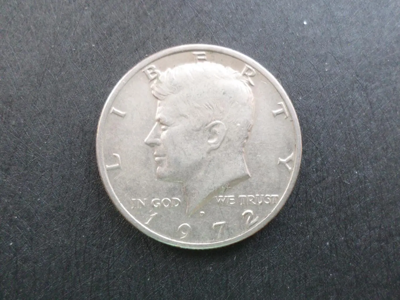 Монета 50 центов США 1972 г