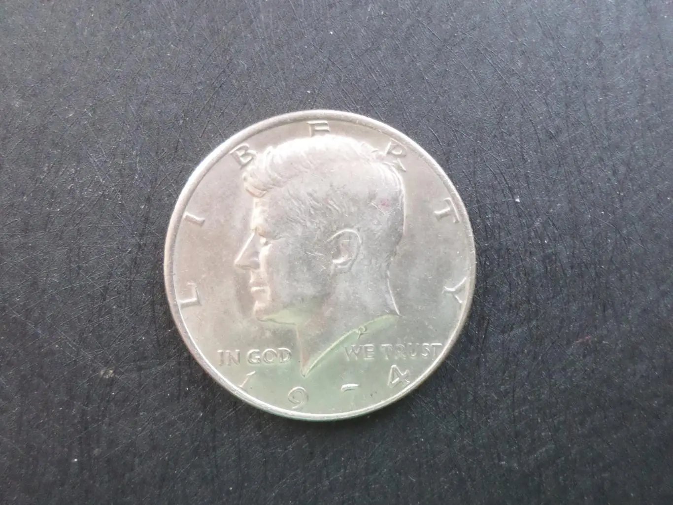 Монета 50 центов США 1974 г