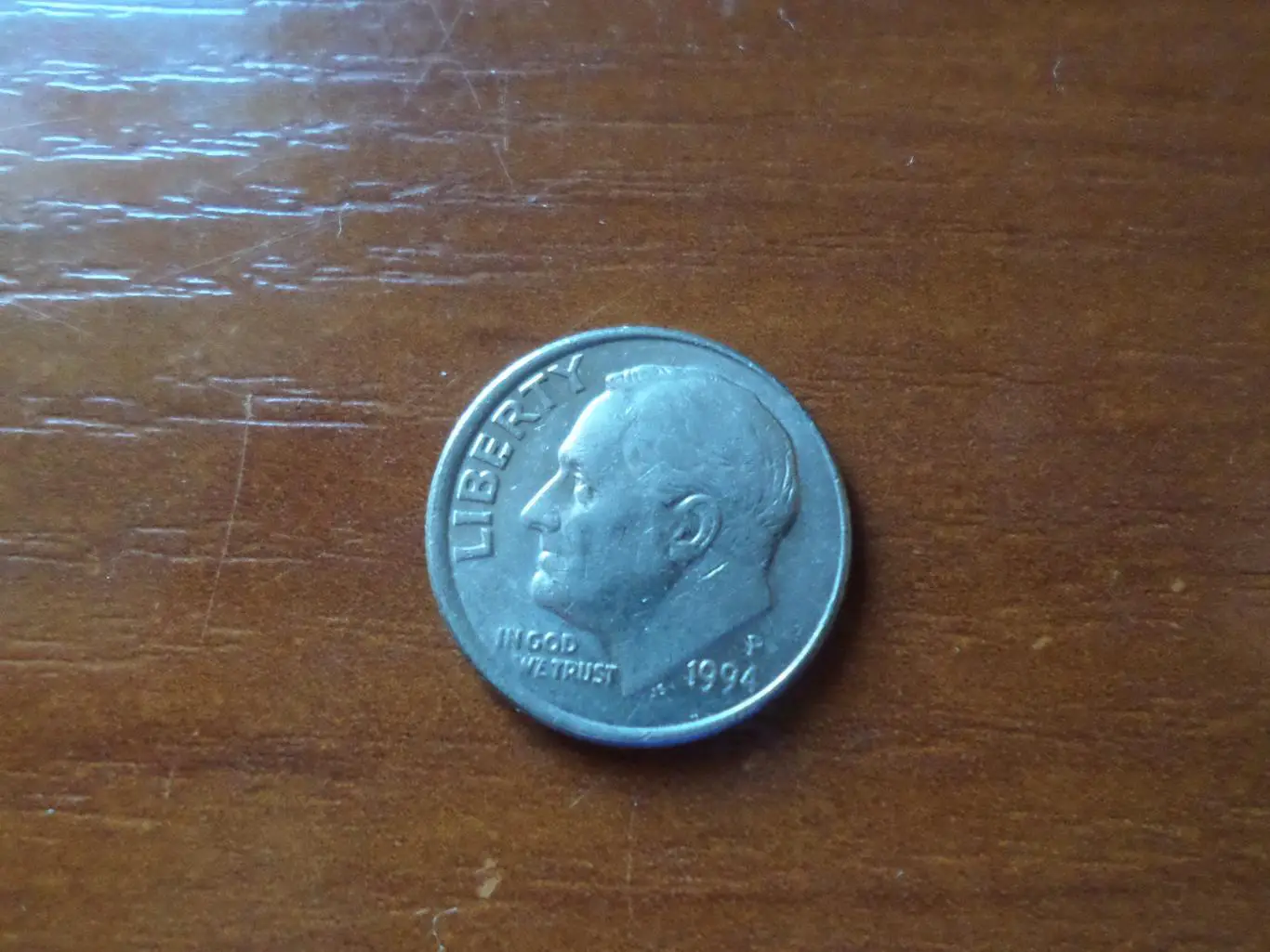 Монета 10 центов США 1994 г дайм