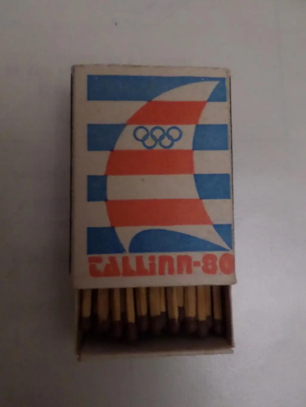 спички Олимпиада-80 Парусный спорт Таллин 1980 г