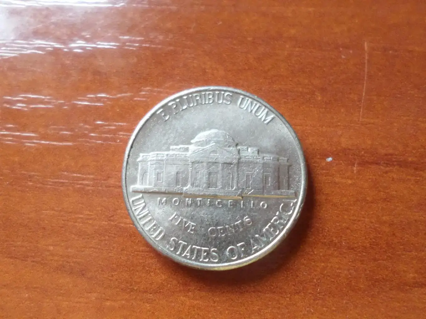 монета 5 центов США 1995 г 1