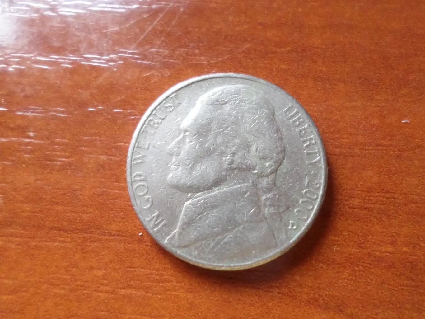 монета 5 центов США 2000 г