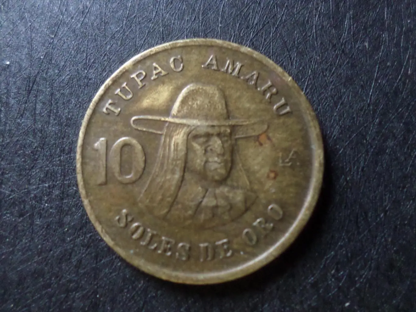 Монета 10 песо Перу 1979 г