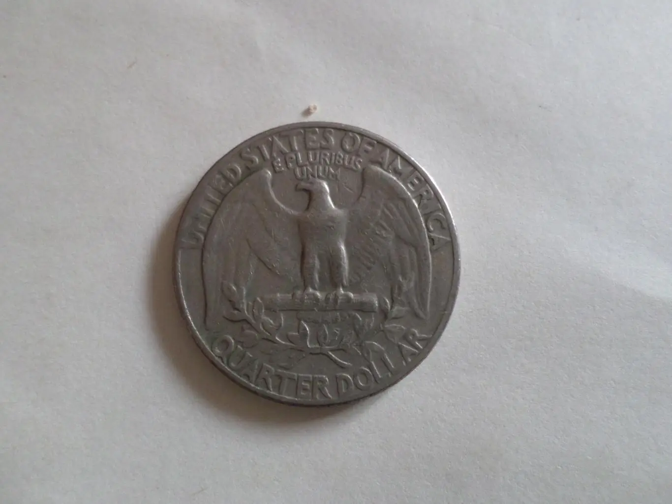 Монета 25 центов квотер США 1967 г 1