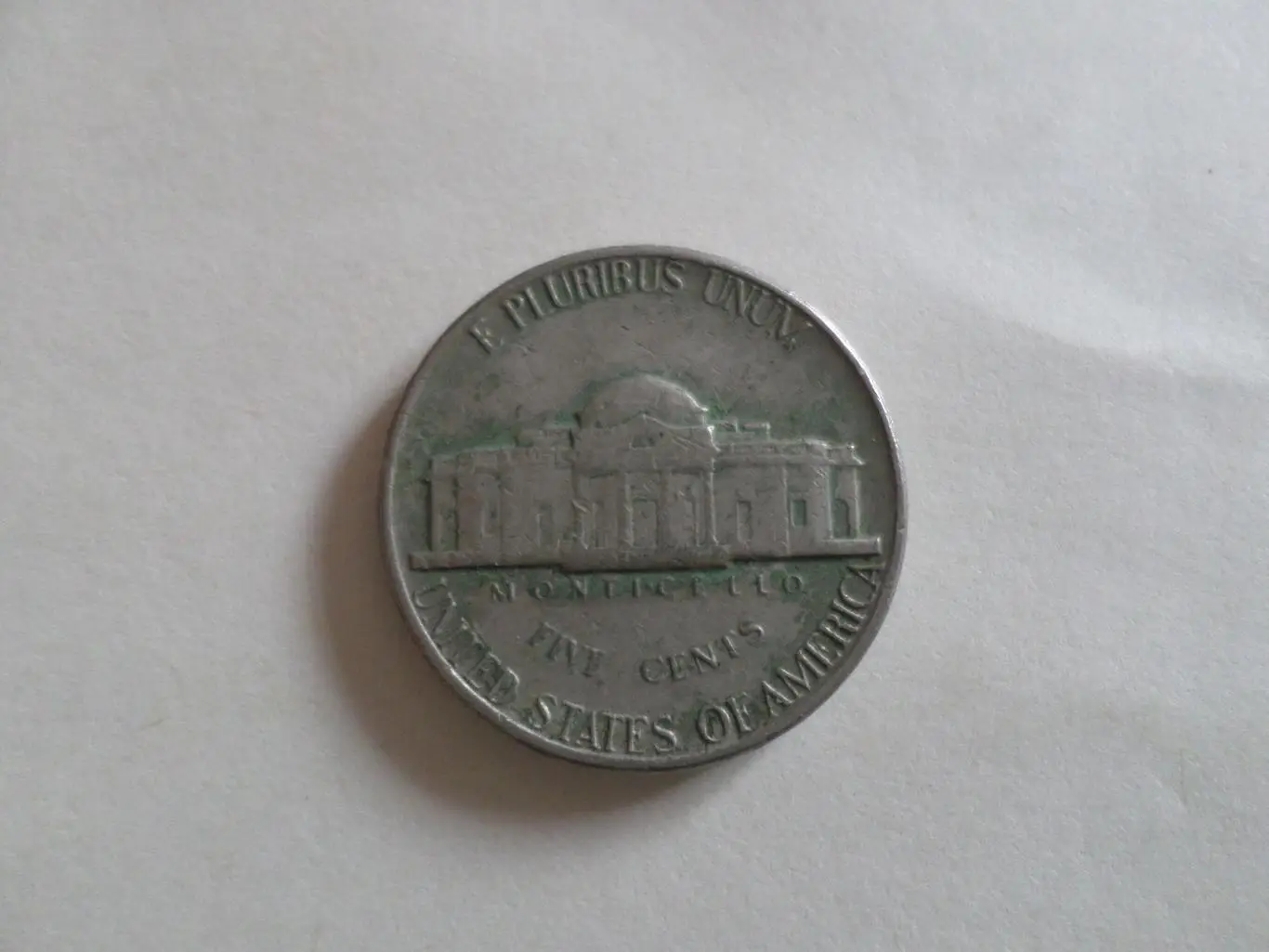 монета 5 центов США 1980 г 1