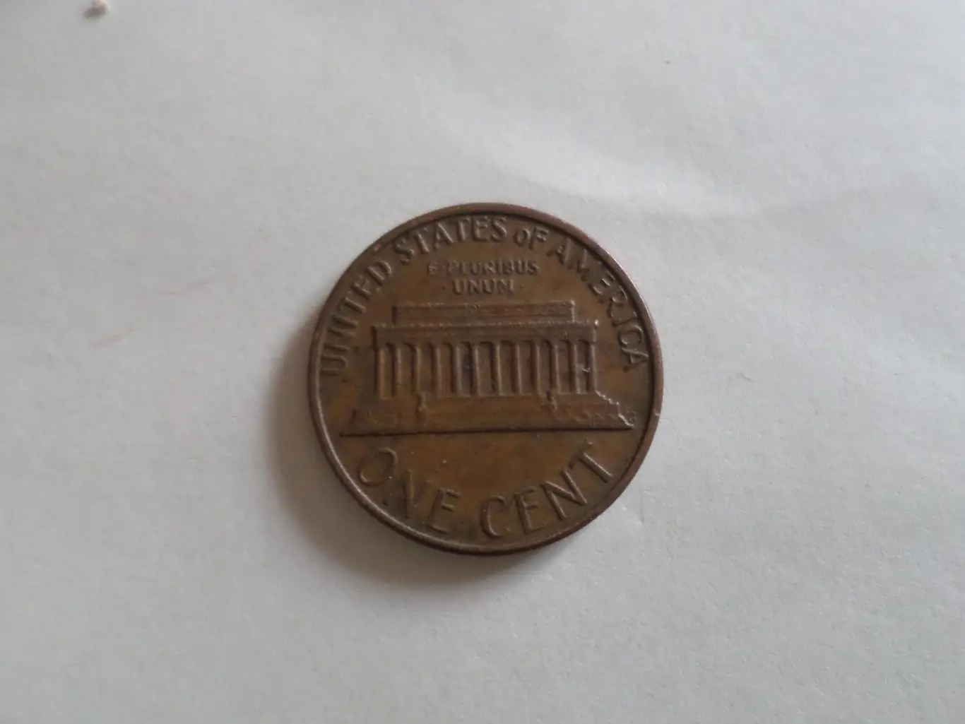 Монета 1 центов США 1980 г 1