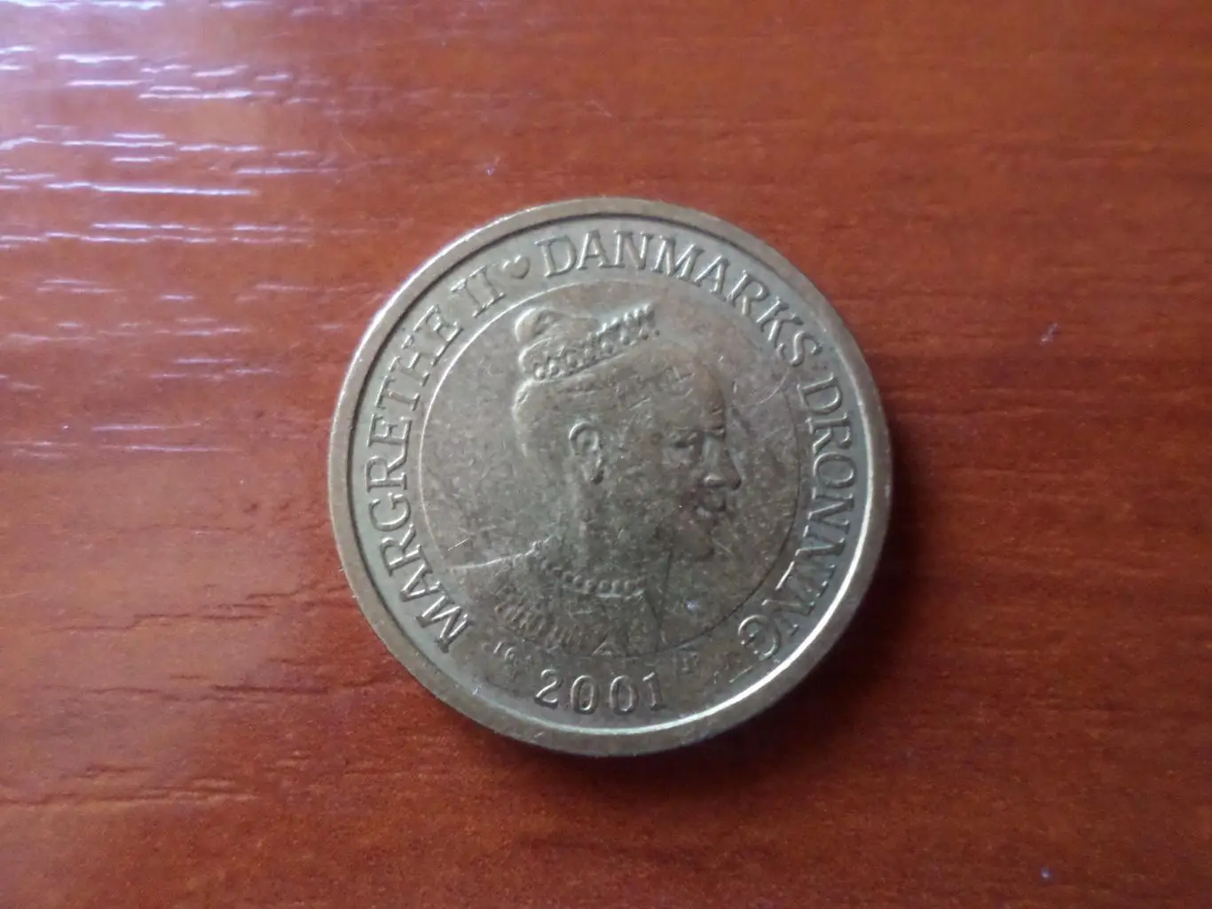 монеты 10 крон Дания 2001 г