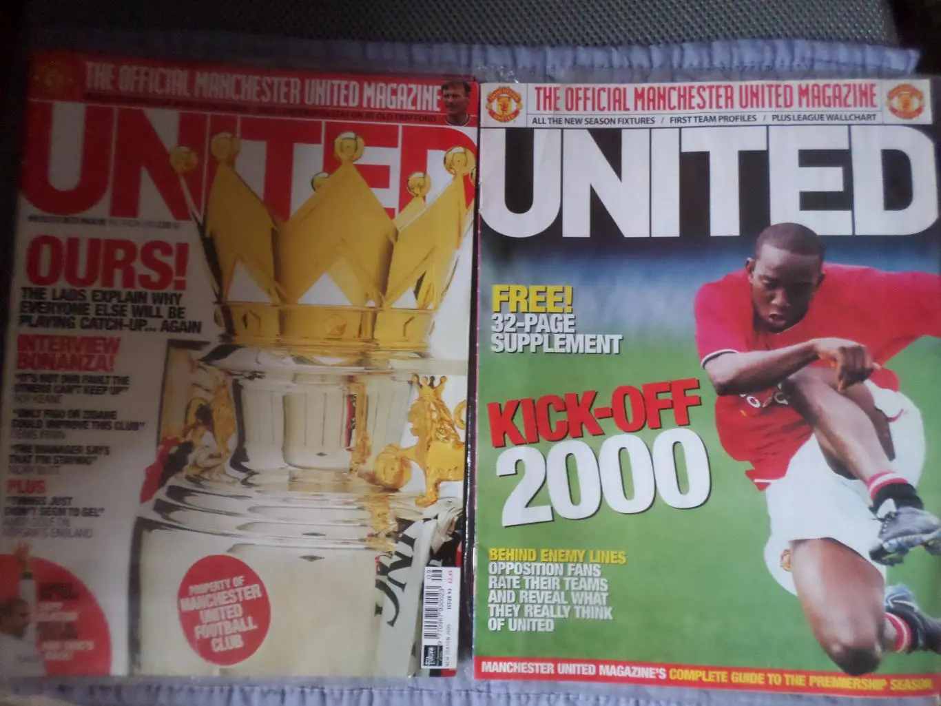 журнал Манчестер Юнайтед Англия 2000 г предсезонный журнал