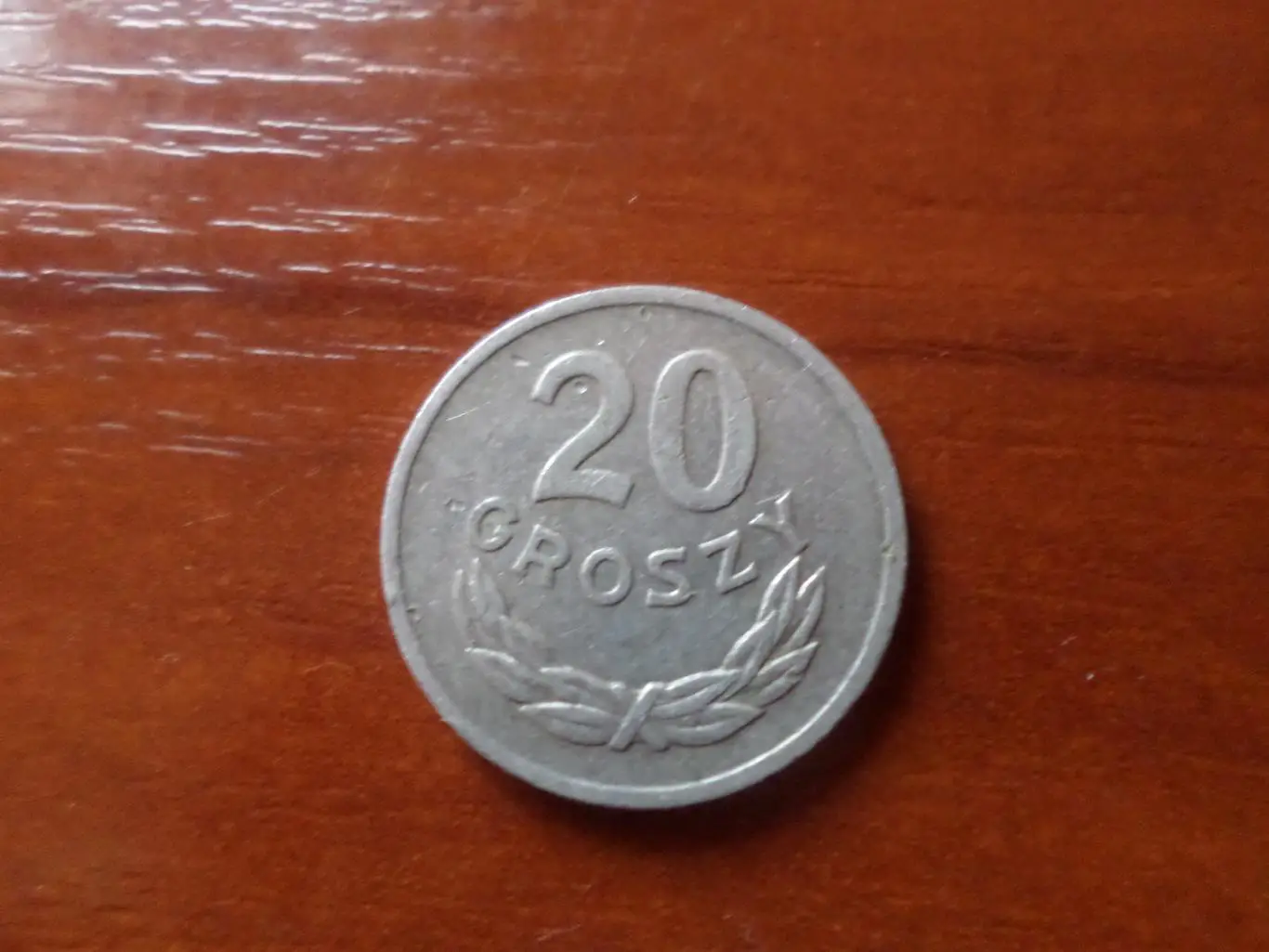 Монета 20 грошей Польша 1976 г