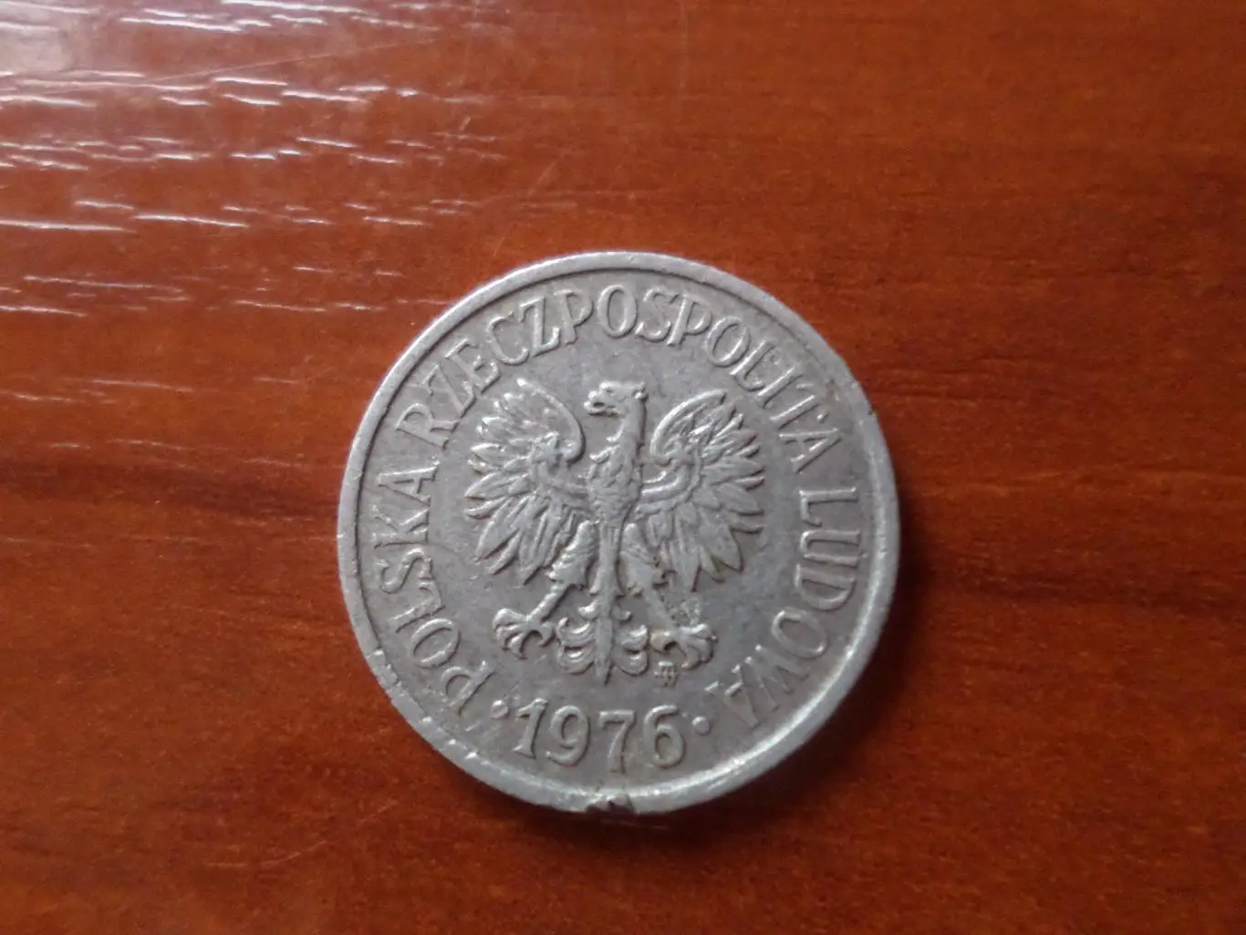 Монета 20 грошей Польша 1976 г 1