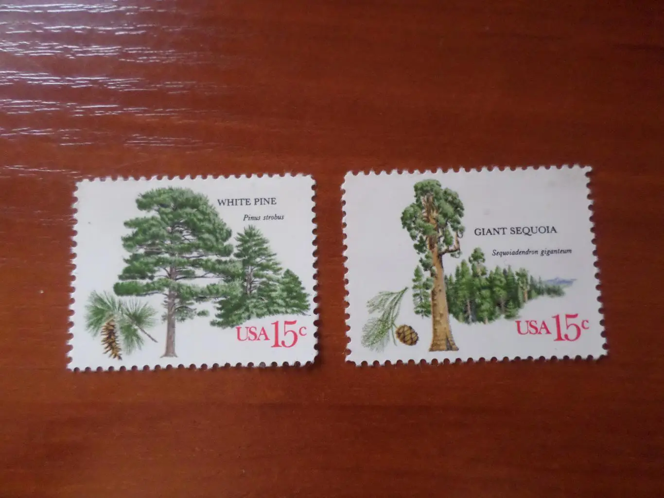 Марки США флора деревья негаш