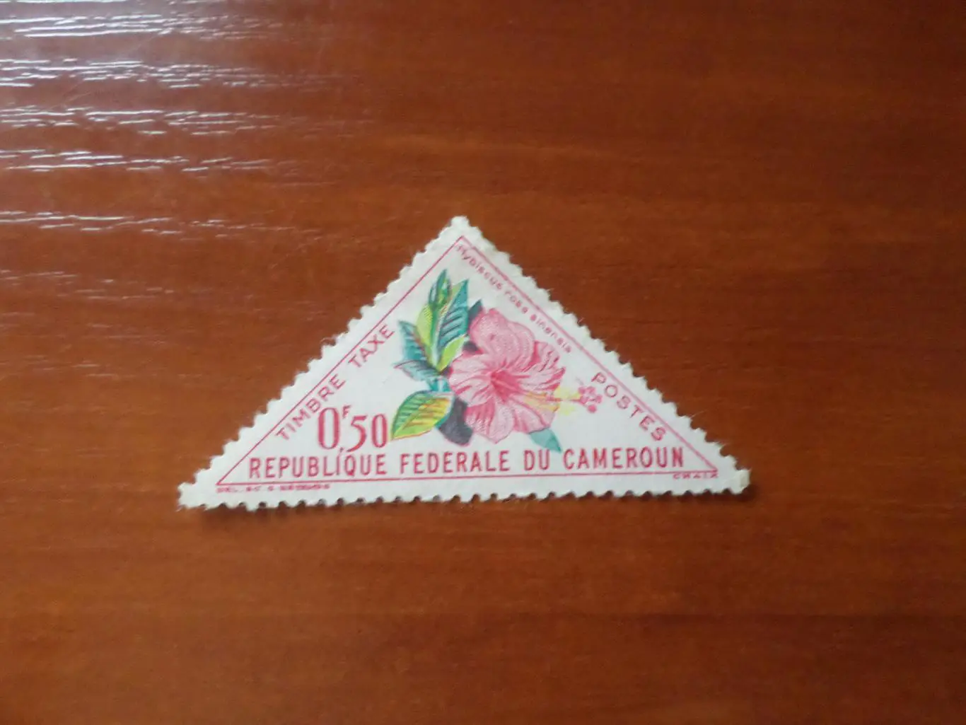 Марки Камерун флора Цветы негаш