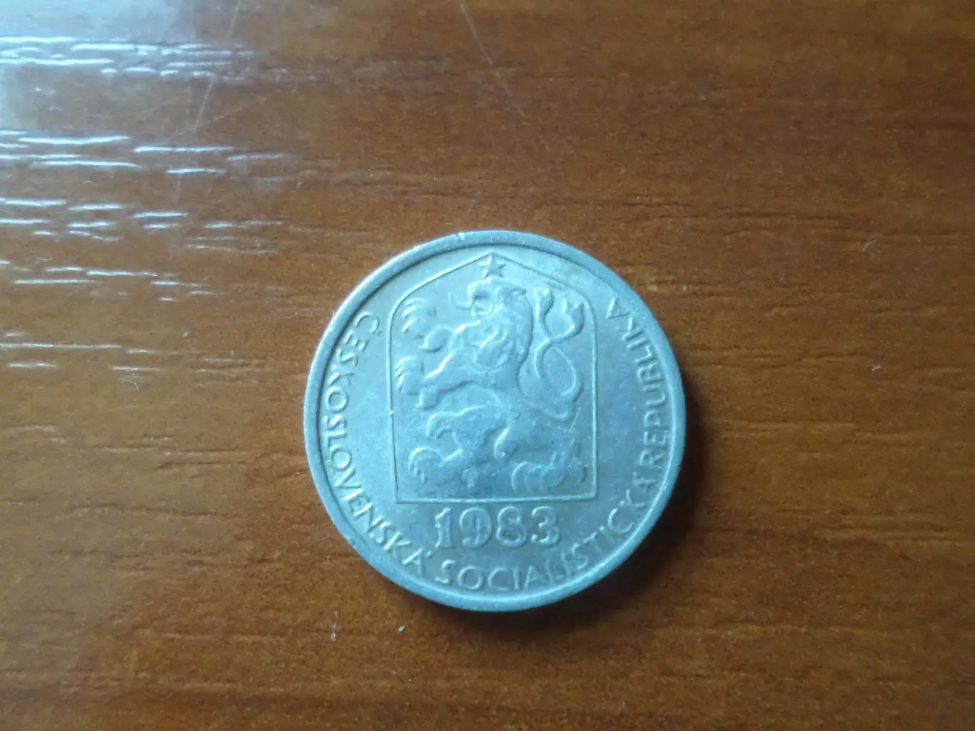 Монета 10 геллеров Чехословакия 1983 г 1