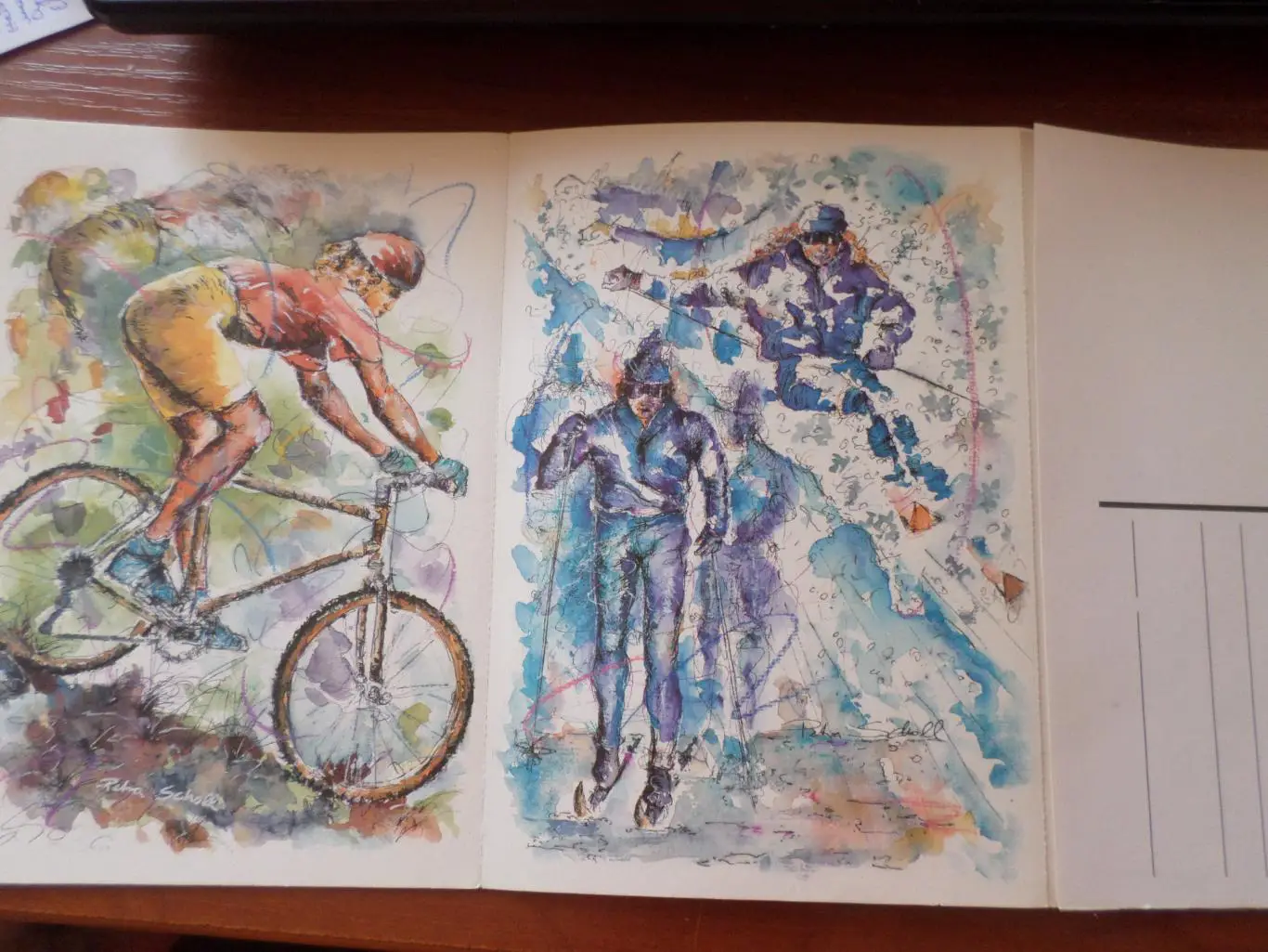 набор открыток спорт ГДР Германия 1