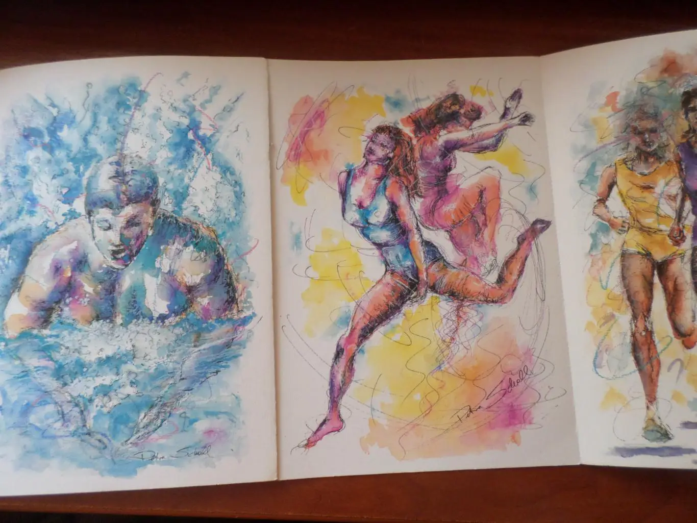 набор открыток спорт ГДР Германия 2