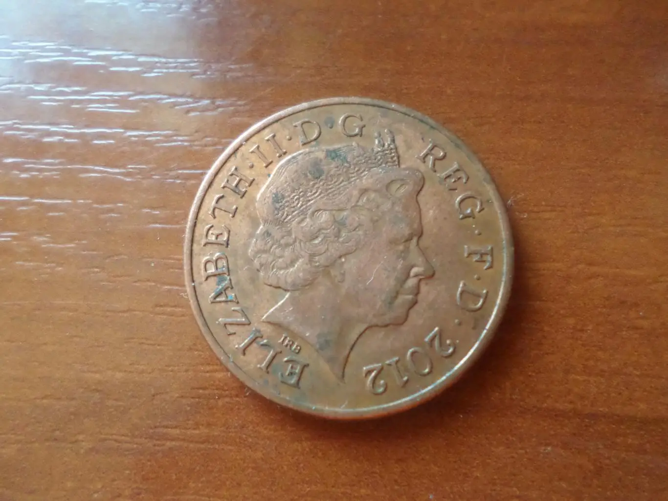 Монета 2 пенса Великобритания 2012 г