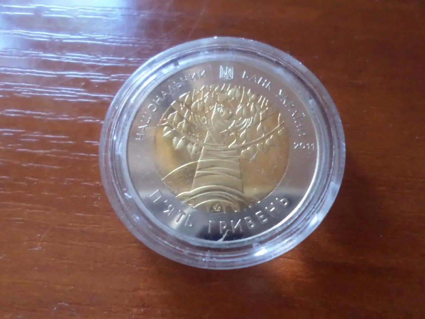 Монета 5 гривен Украина 2011 г Международный год леса 1