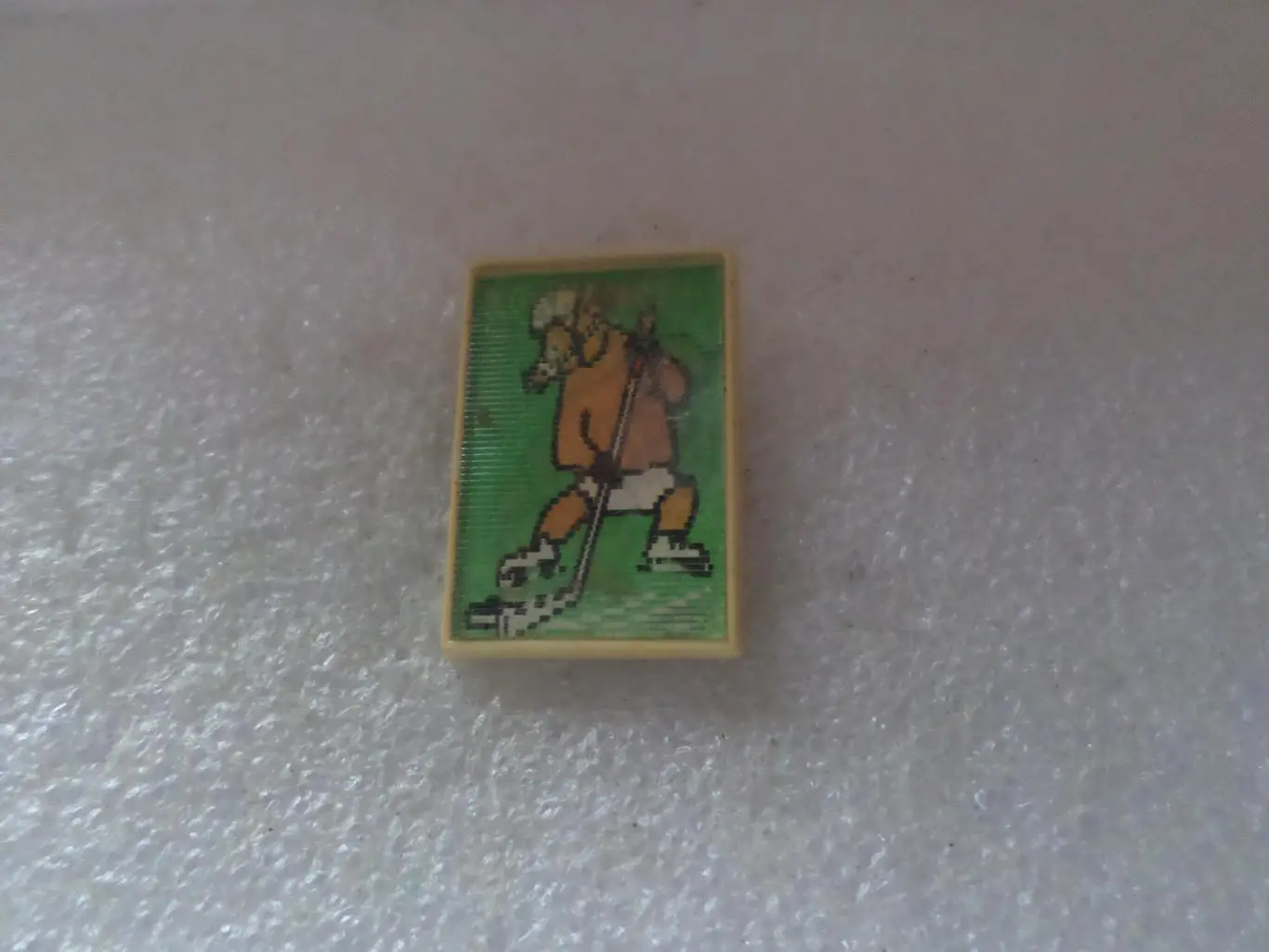 Значок переливной Цирк медведи - хоккеисты