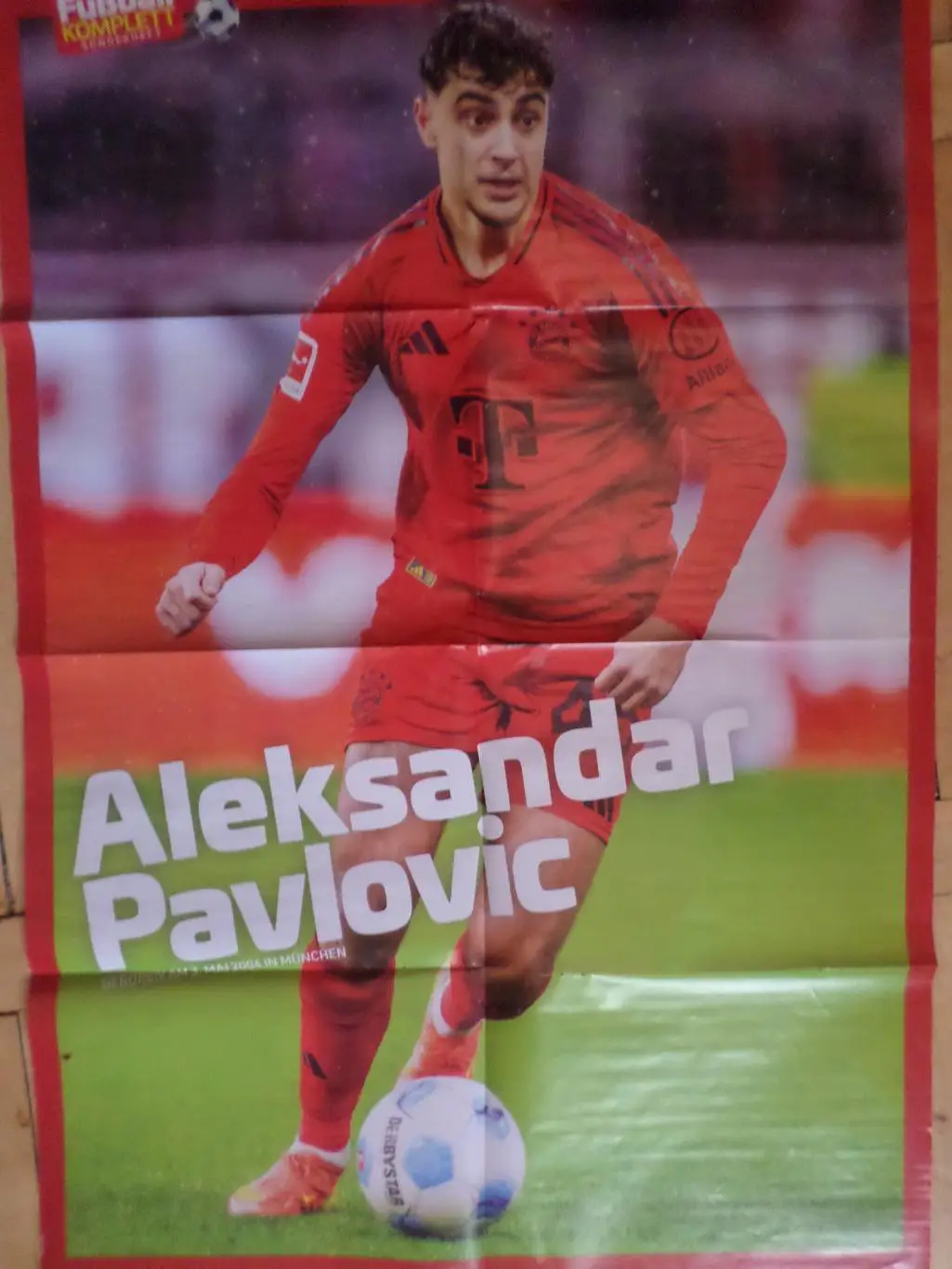 плакат-постер Александр Павлович и Мин Джа Ким Бавария Мюнхен 1