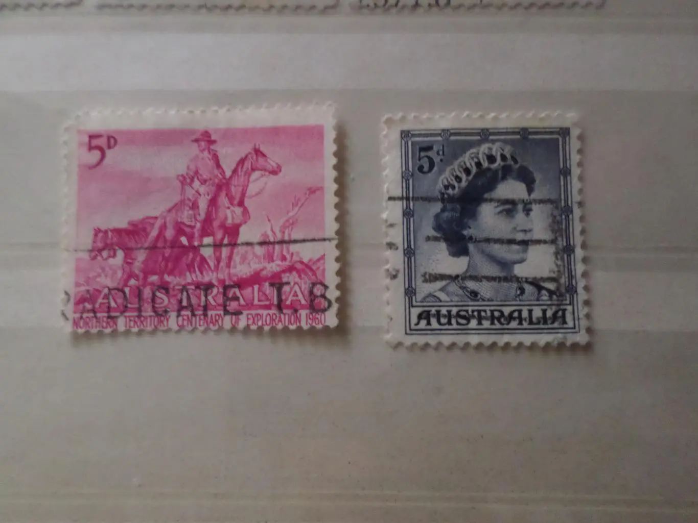 Марки Австралия гаш 1960 г