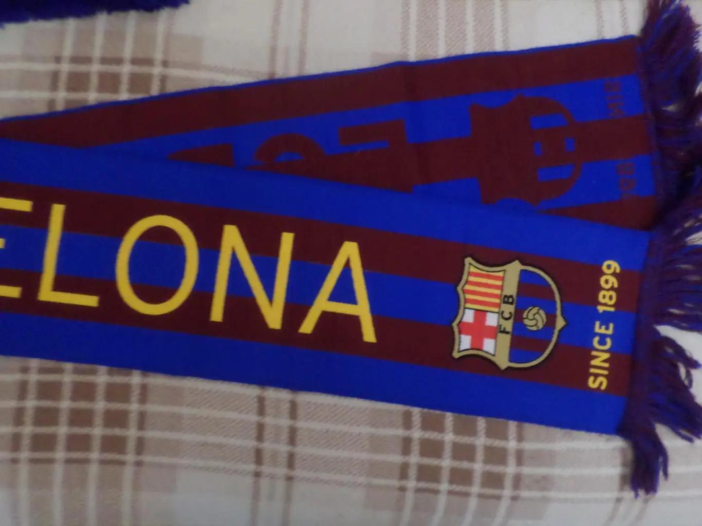 Шарф футбол Барселона Испания оф