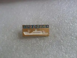 значок флот теплоход Россия