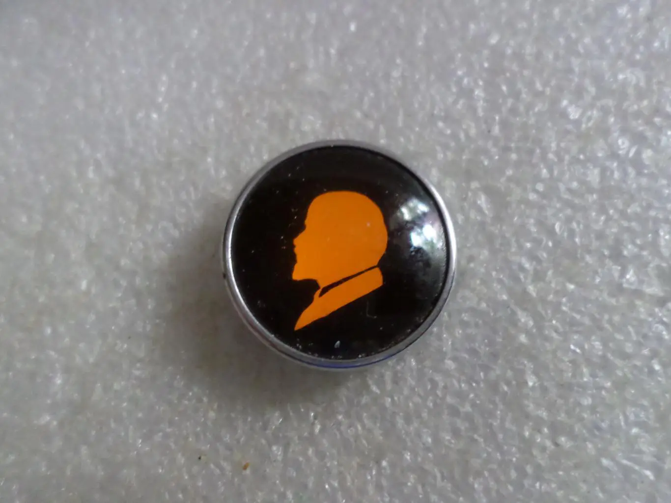 Значок личности Ленин стекло