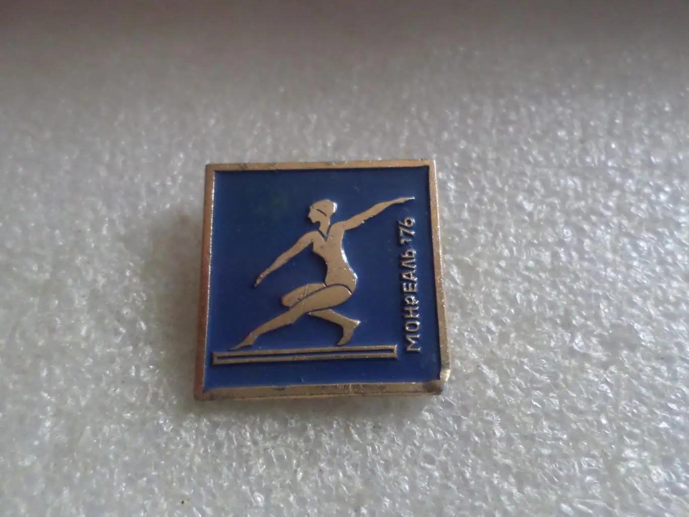 Значок Олимпиада-76 Монреаль 1976 г гимнастика
